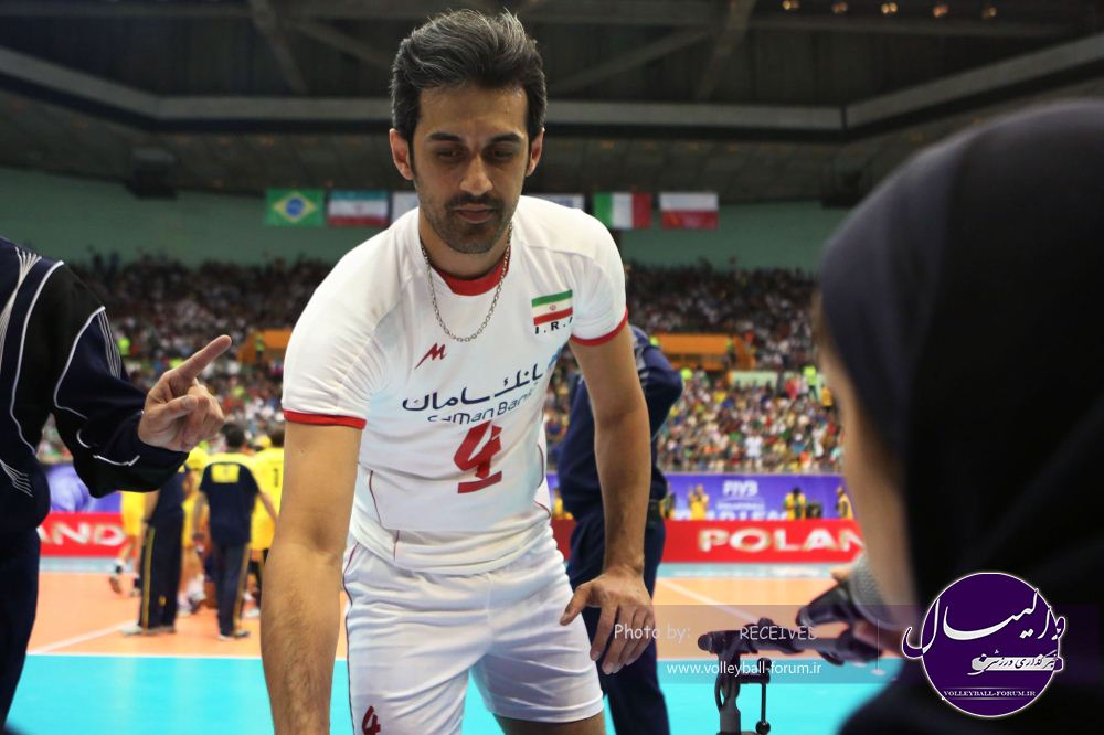 کاپیتان معروف: سخت می جنگیم/ مردم ایران عاشق والیبال هستند و ما را حمایت می کنند