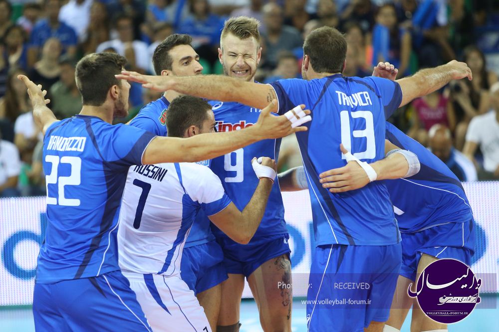 مرحله نهایی لیگ جهانی والیبال /پیروزی قاطع ایتالیا برابر آمریکا !