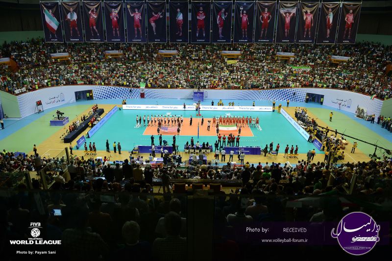 پیش بازی والیبال ایران - آمریکا (ویدیو)