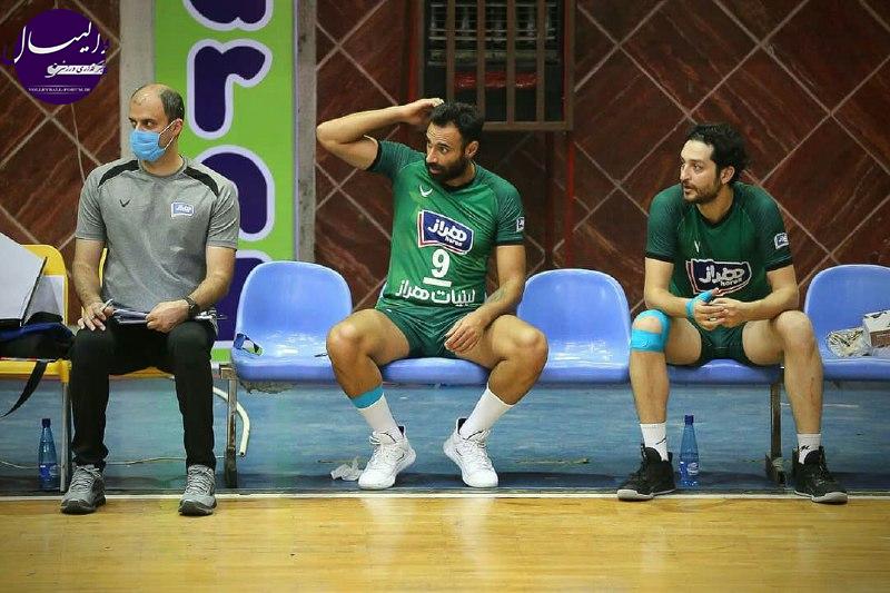 گزارش تصویری دیدار تیم های والیبال هراز آمل 3-0 پیکان تهران