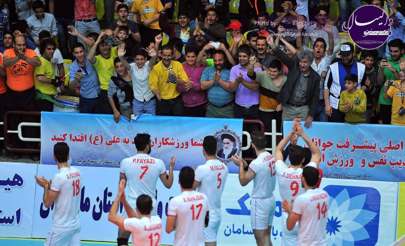 پیروزی 23 ساله های والیبال ایران برابر هند